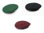 Entry Level 100% Wool Leather Banded Beret 
