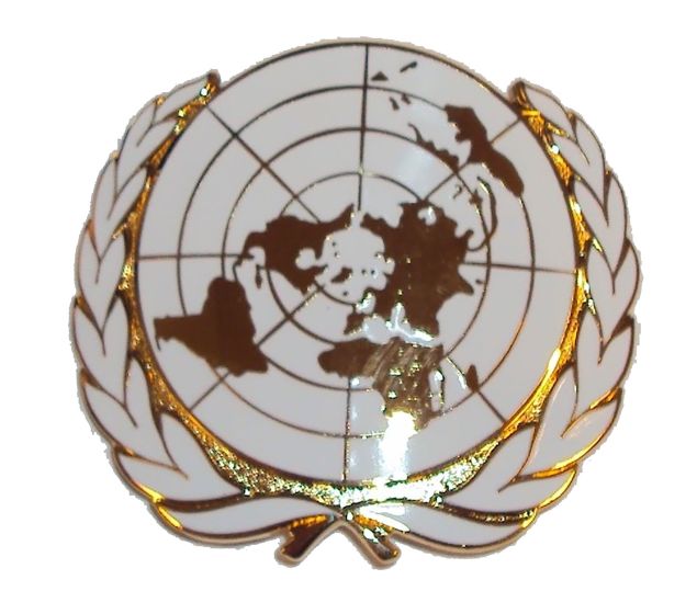 Issue OR's United Nations Cap Badge - UN Beret Badge