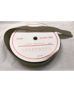 50mm - 2" Velcro - Loop Covert Green roll
